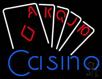 Casino Poker Hand LED Neon Sign