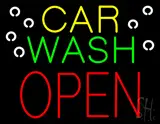 Car Wash Open Block LED Neon Sign