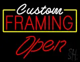Custom Framing Open LED Neon Sign
