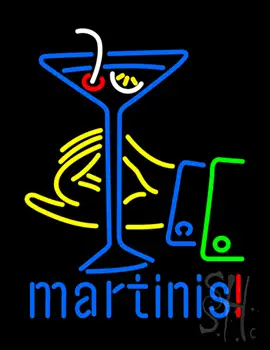 Martinis LED Neon Sign