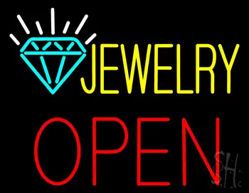 Jewelry Block Open LED Neon Sign