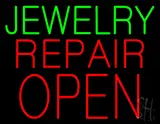 Jewelry Repair Block Open LED Neon Sign