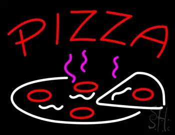 Red Pizza Logo LED Neon Sign