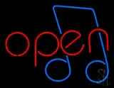 Open Music LED Neon Sign