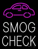 Smog Check Car Logo Neon Sign