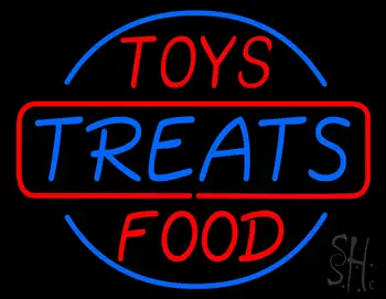 Toys Treats and Food LED Neon Sign