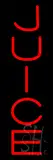 Red Vertical Juice LED Neon Sign