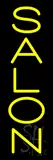 Vertical Yellow Salon LED Neon Sign