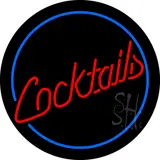 Circular Cocktail LED Neon Sign