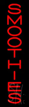 Vertical Red Smoothies LED Neon Sign