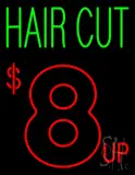 Hair Cut $8 up Neon Sign