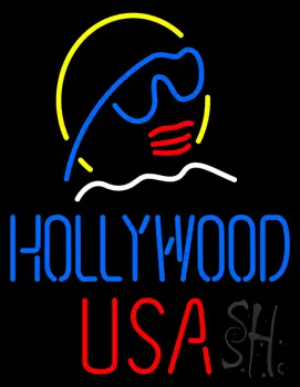 Hollywood USA LED Neon Sign