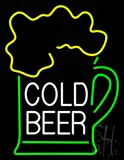 Cold Beer with Mug Neon Sign