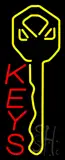 Vertical Keys Neon Sign