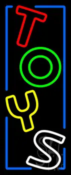 Vertical Toys with Border Neon Sign