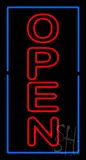 Open - Vertical Extra Large LED Neon Sign