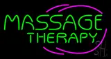 Green Massage Therapy LED Neon Sign