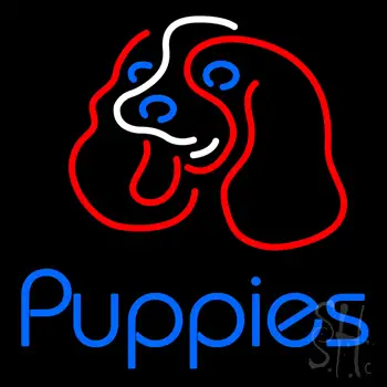 Puppies LED Neon Sign