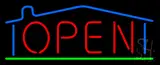 House Logo Open LED Neon Sign