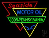 Seaside Motor Oil LED Neon Sign