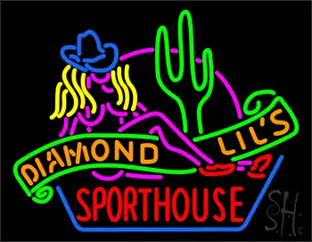 Sexy Diamond Lils Sporthouse Las Vegas LED Neon Sign