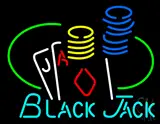Black Jack LED Neon Sign