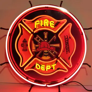 Fire Department LED Neon Sign