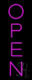 Pink Open Vertical LED Neon Sign