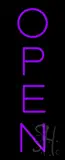 Purple Open Vertical LED Neon Sign