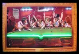 Dogs Playing Pool Neon/Led Picture