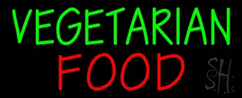 Vegetarian Food Neon Sign