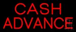 Cash Advance Red LED Neon Sign