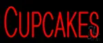 Red Cupcakes LED Neon Sign