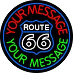 Custom Route 66 LED Neon Sign