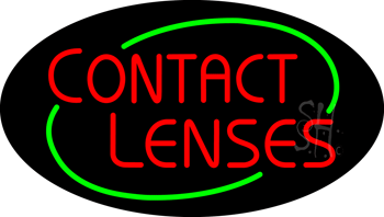 Deco Style Contact Lenses Animated Neon Sign