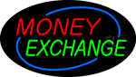 Money Exchange Animated Neon Sign