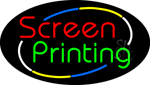 Screen Printing Animated Neon Sign