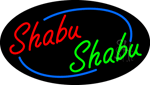 Shabu Shabu Animated Neon Sign