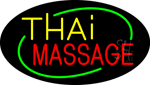 Deco Style Thai Massage Animated Neon Sign