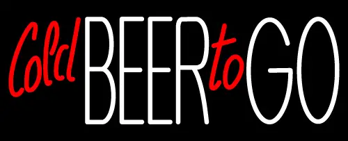 Cold Beer To Go LED Neon Sign