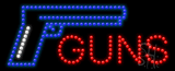 Guns Logo Animated LED Sign