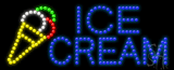 Ice Cream Logo Animated LED Sign