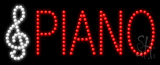 Piano Logo Animated LED Sign