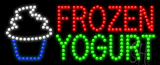Frozen Yogurt Logo Animated LED Sign