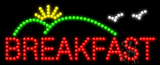 Breakfast Logo Animated LED Sign