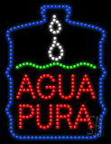 Agua Pura Animated LED Sign