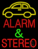 Alarm and Stereo Animated LED Sign