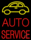 Auto Service Animated LED Sign