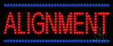 Alignment Animated LED Sign