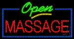 Open Massage Animated LED Sign